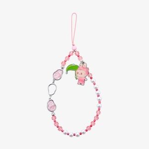 The monsters labubu big into energy phone charm love